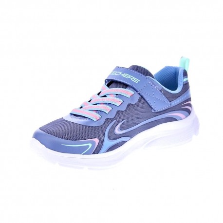 Zapatillas Skechers zapatos Niña modelo Microspec Gris 