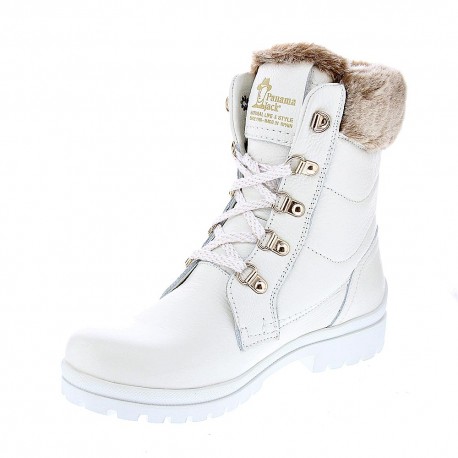 Botines Panama Jack zapatos Mujer modelo Bota Panama Jack Tuscani Blanco 