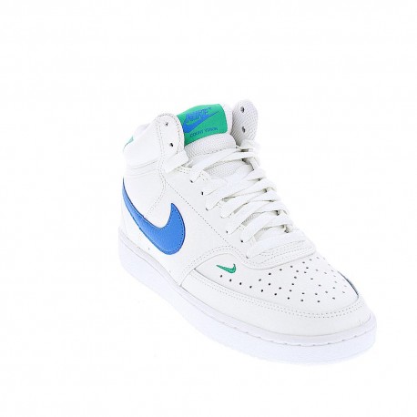 Zapatillas botas Nike zapatos Mujer modelo Court Viion Mid Blanco 