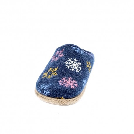 Pantuflas Toni Pons zapatos Mujer modelo Deli-cp Azul 