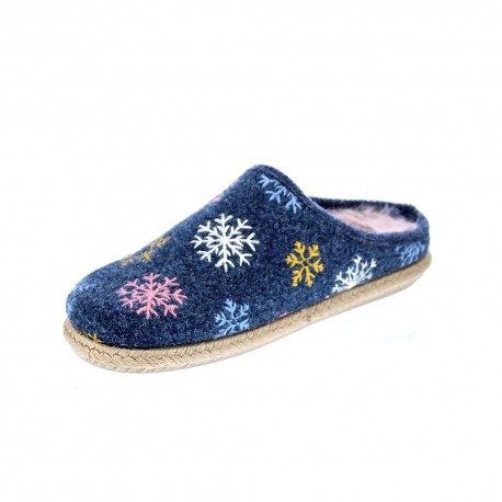 Pantuflas Toni Pons zapatos Mujer modelo Deli-cp Azul 