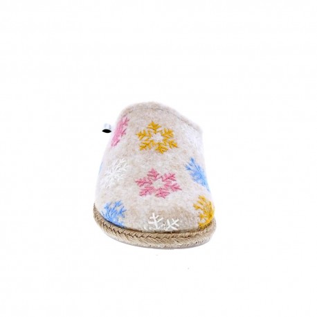 Pantuflas Toni Pons zapatos Mujer modelo Deli-cp Beige 