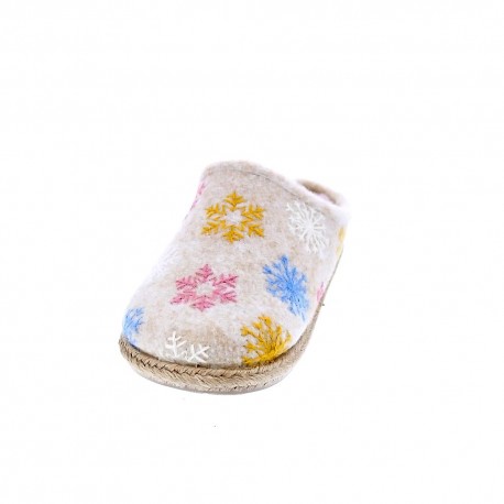 Pantuflas Toni Pons zapatos Mujer modelo Deli-cp Beige 