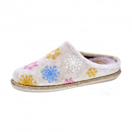 Pantuflas Toni Pons zapatos Mujer modelo Deli-cp Beige 
