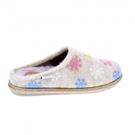 Pantuflas Toni Pons zapatos Mujer modelo Deli-cp Beige 