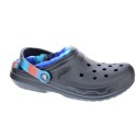 Zuecos Crocs zapatos Mujer modelo Classic Lined Negro 