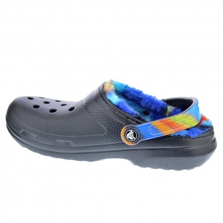 Zuecos Crocs zapatos Mujer modelo Classic Lined Negro 