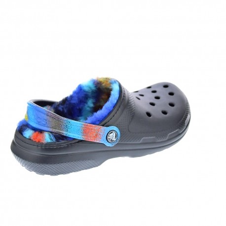 Zuecos Crocs zapatos Mujer modelo Classic Lined Negro 