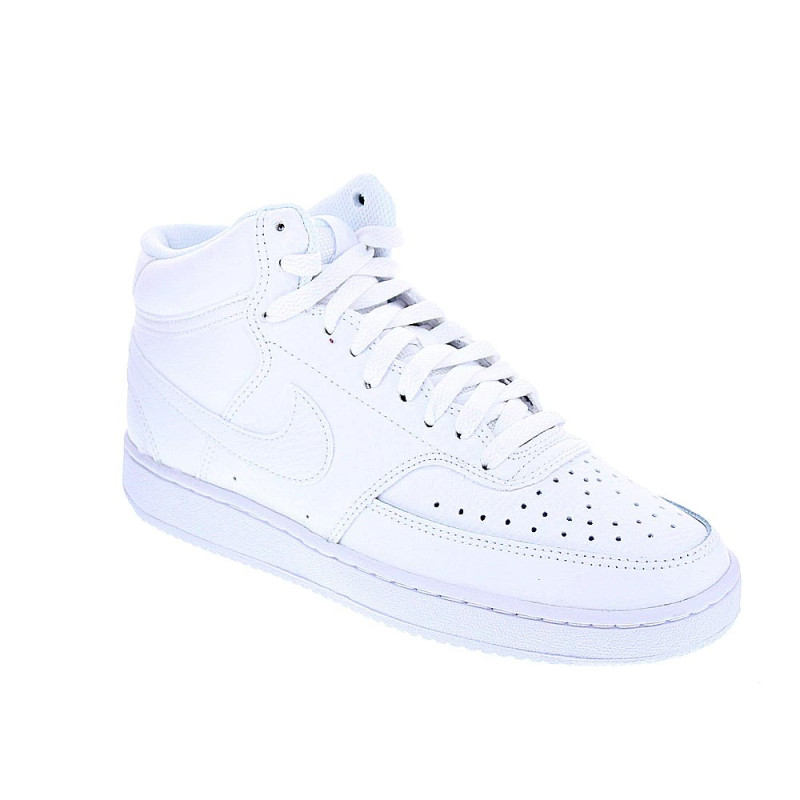 Zapatillas botas Nike zapatos Mujer modelo Court Vision Blanco 