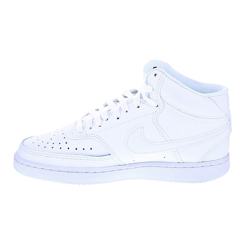 Zapatillas botas Nike zapatos Mujer modelo Court Vision Blanco 