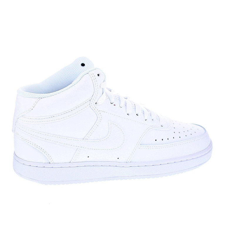 Zapatillas botas Nike zapatos Mujer modelo Court Vision Blanco 