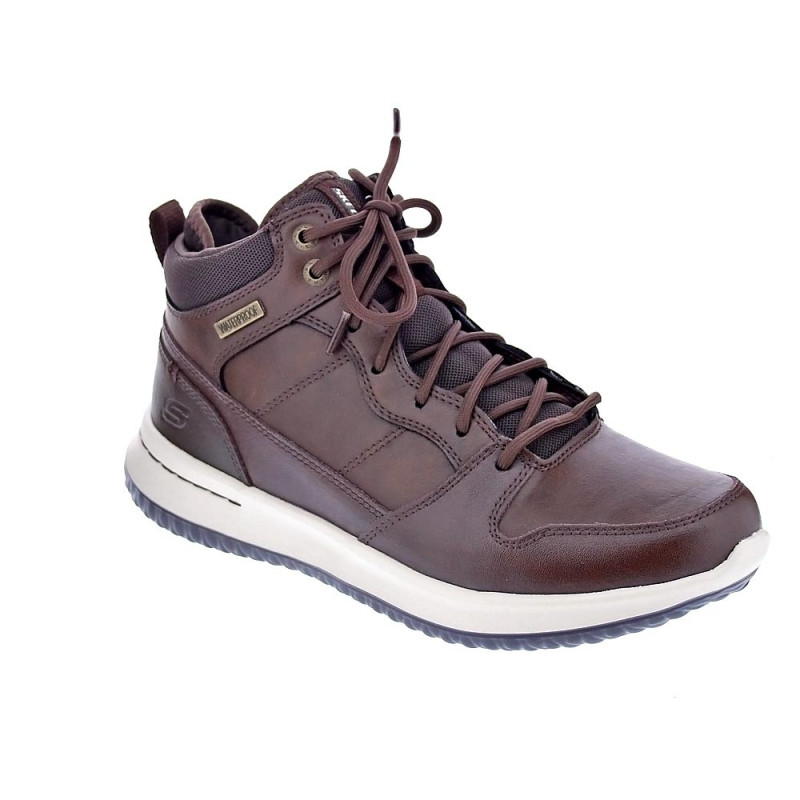 Botines Skechers zapatos Hombre modelo Delson Marrón 