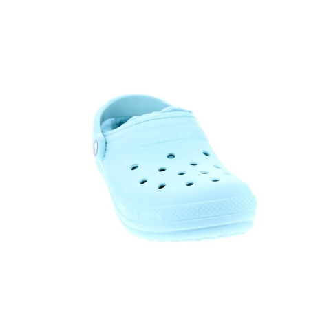 Zuecos Crocs zapatos Mujer modelo Classic Lined Azul 