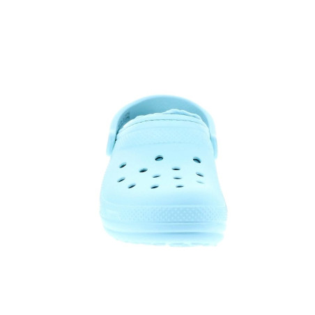 Zuecos Crocs zapatos Mujer modelo Classic Lined Azul 