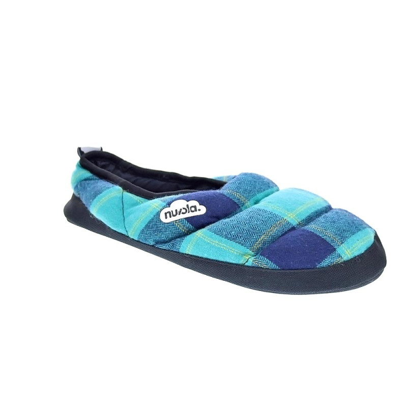 Pantuflas Nuvola zapatos Mujer modelo Classic Scotland Azul 