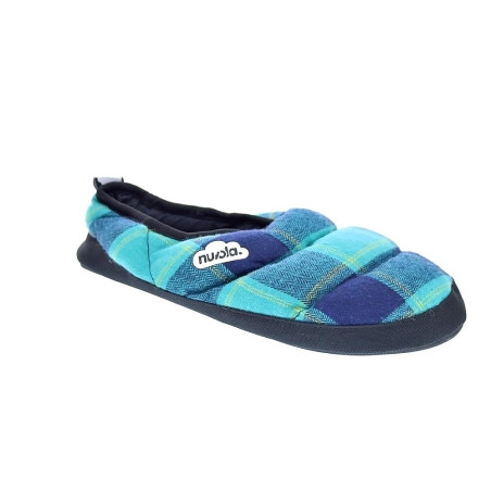 Pantuflas Nuvola zapatos Mujer modelo Classic Scotland Azul 