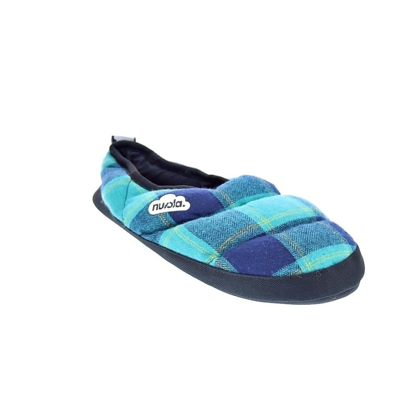 Pantuflas Nuvola zapatos Mujer modelo Classic Scotland Azul 
