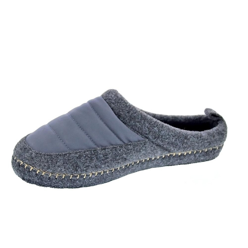 Pantuflas Nuvola zapatos Hombre modelo Zueco New Wool Gris 