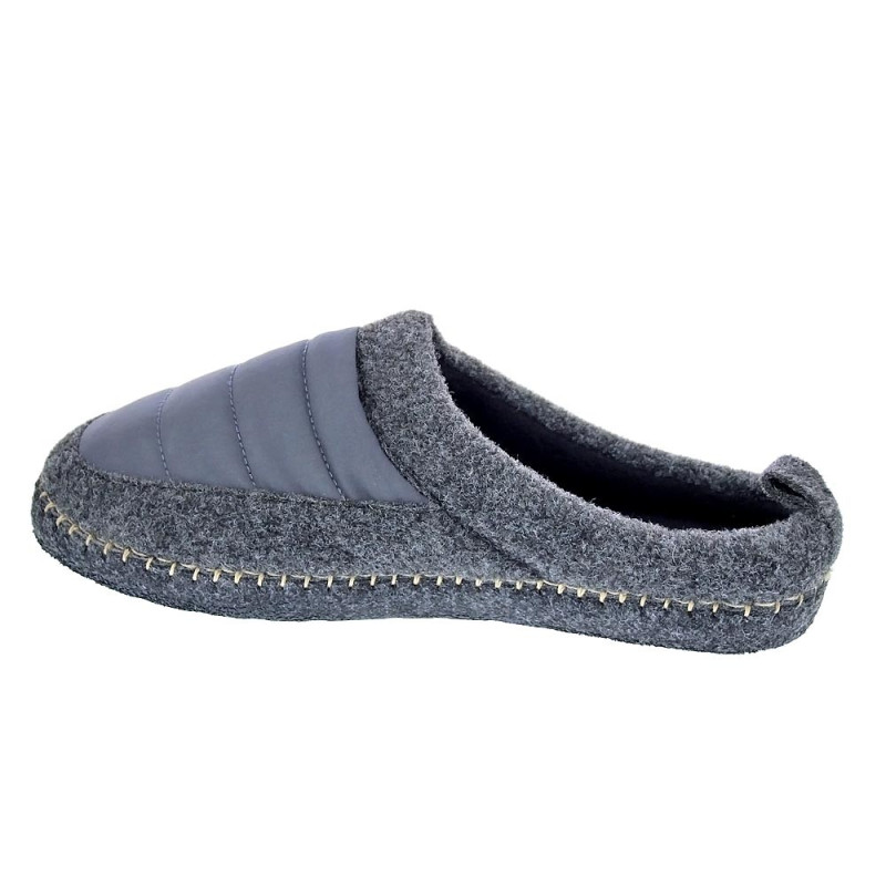 Pantuflas Nuvola zapatos Hombre modelo Zueco New Wool Gris 