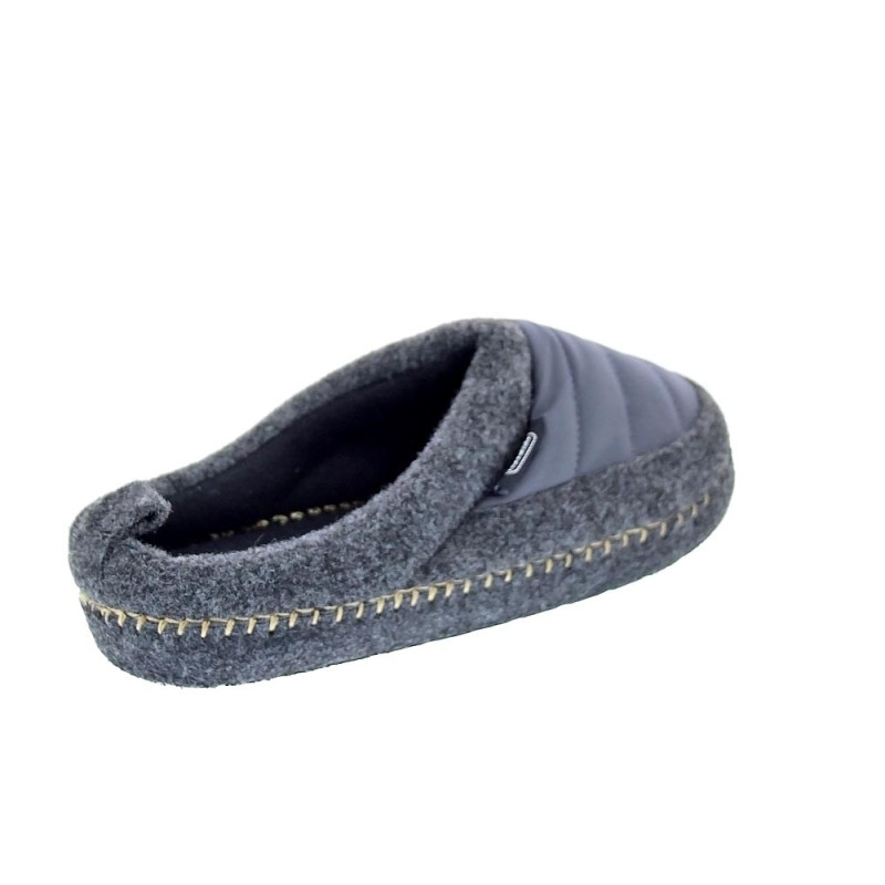 Pantuflas Nuvola zapatos Hombre modelo Zueco New Wool Gris 