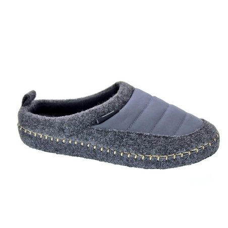 Pantuflas Nuvola zapatos Mujer modelo Zueco New Wool Gris 