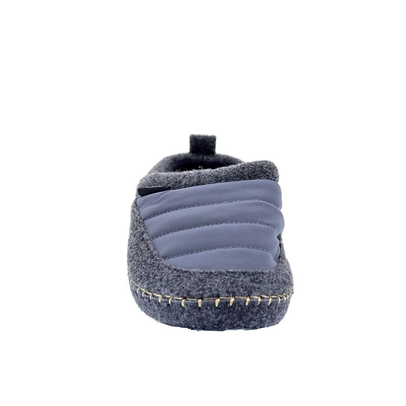 Pantuflas Nuvola zapatos Mujer modelo Zueco New Wool Gris 