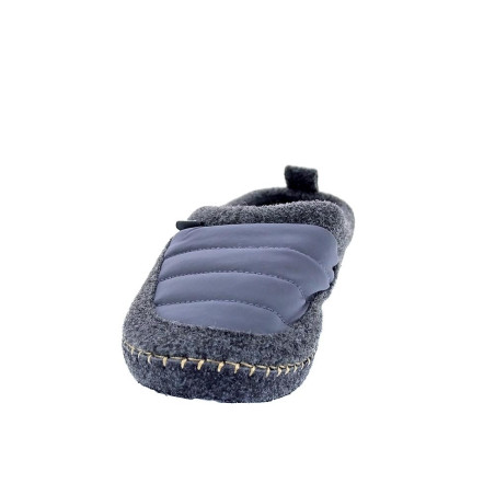 Pantuflas Nuvola zapatos Mujer modelo Zueco New Wool Gris 