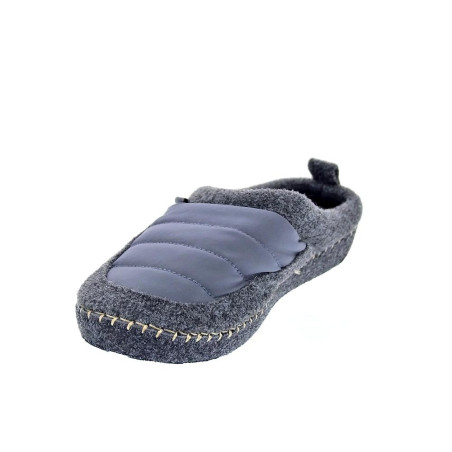 Pantuflas Nuvola zapatos Mujer modelo Zueco New Wool Gris 