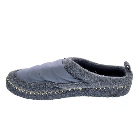 Pantuflas Nuvola zapatos Mujer modelo Zueco New Wool Gris 