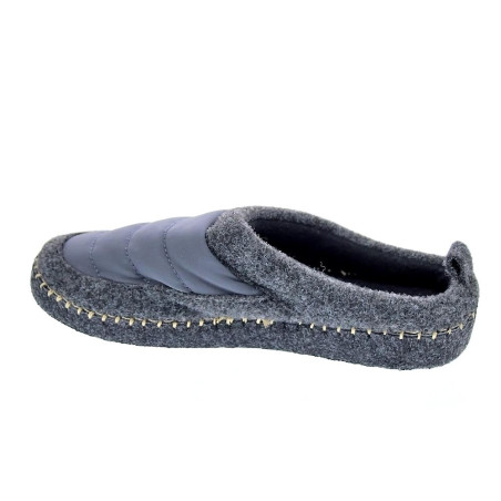 Pantuflas Nuvola zapatos Mujer modelo Zueco New Wool Gris 