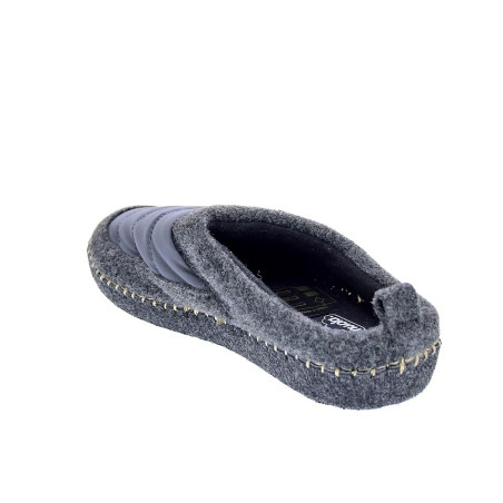 Pantuflas Nuvola zapatos Mujer modelo Zueco New Wool Gris 