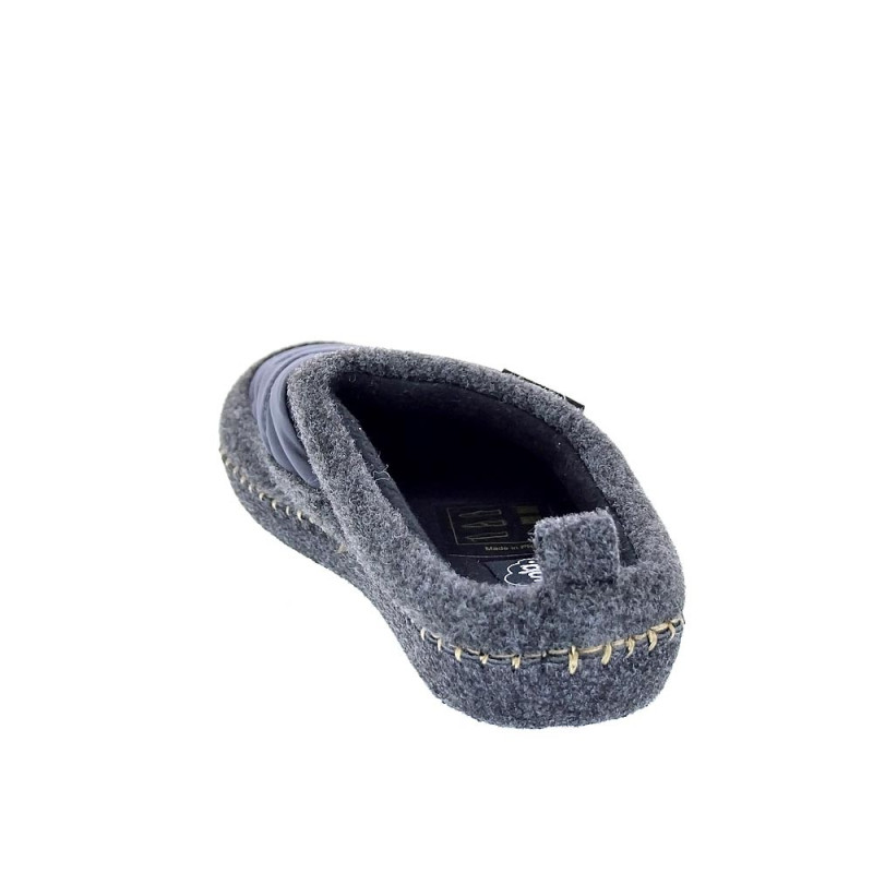 Pantuflas Nuvola zapatos Mujer modelo Zueco New Wool Gris 