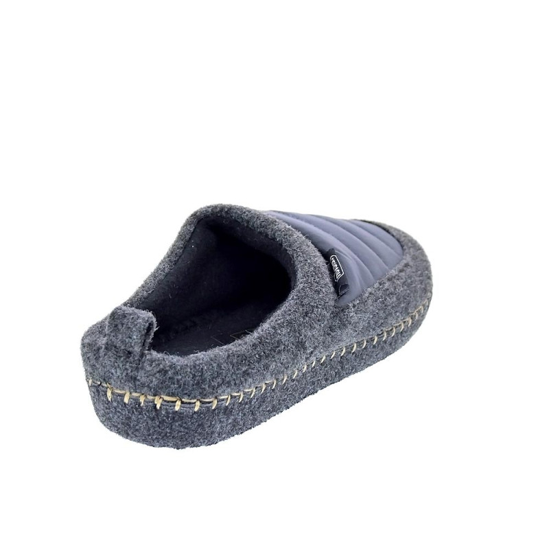 Pantuflas Nuvola zapatos Mujer modelo Zueco New Wool Gris 