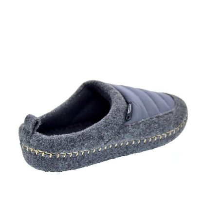 Pantuflas Nuvola zapatos Mujer modelo Zueco New Wool Gris 