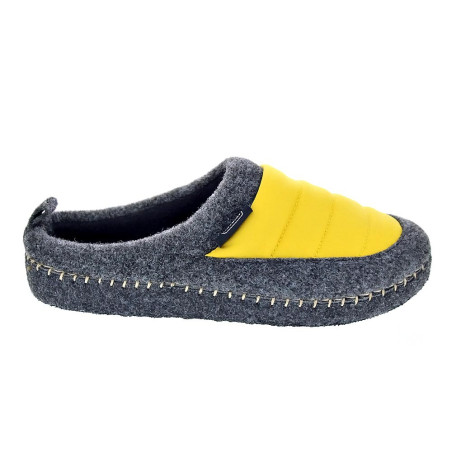 Pantuflas Nuvola zapatos Mujer modelo Zueco New Wool Gris 