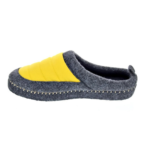 Pantuflas Nuvola zapatos Mujer modelo Zueco New Wool Gris 