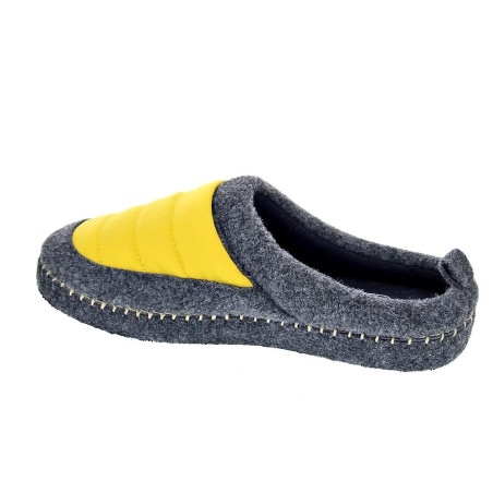 Pantuflas Nuvola zapatos Mujer modelo Zueco New Wool Gris 