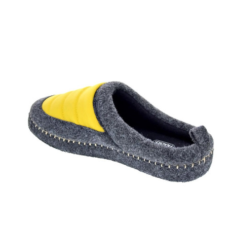 Pantuflas Nuvola zapatos Mujer modelo Zueco New Wool Gris 