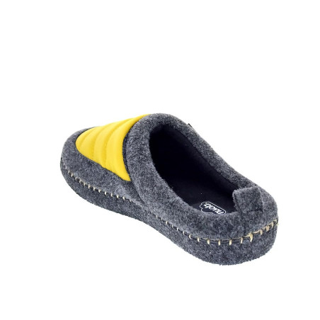 Pantuflas Nuvola zapatos Mujer modelo Zueco New Wool Gris 