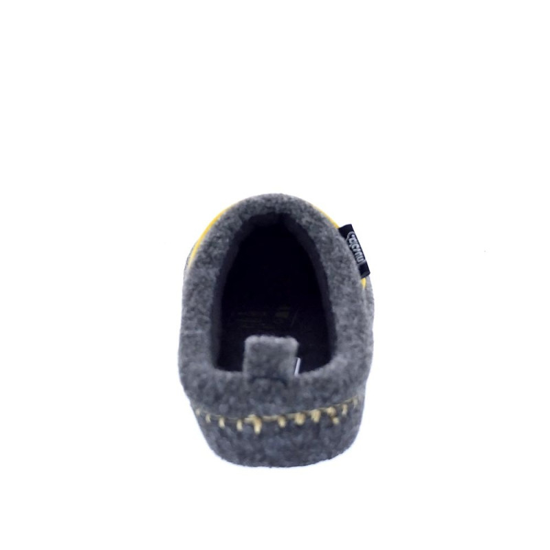 Pantuflas Nuvola zapatos Mujer modelo Zueco New Wool Gris 