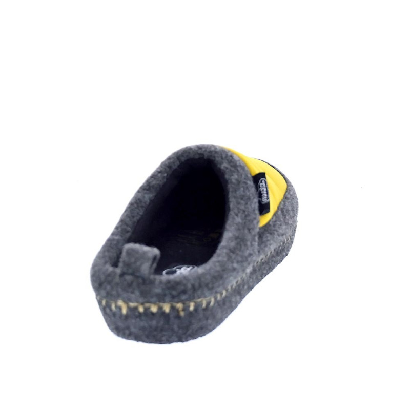 Pantuflas Nuvola zapatos Mujer modelo Zueco New Wool Gris 
