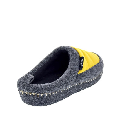 Pantuflas Nuvola zapatos Mujer modelo Zueco New Wool Gris 