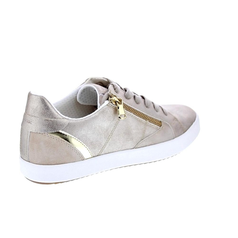 Zapatillas Geox zapatos Mujer modelo Blomiee Oro 