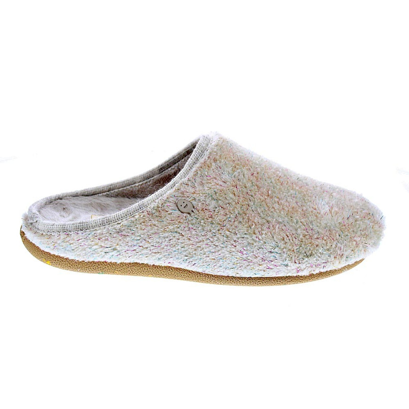 Pantuflas Potatoes zapatos Mujer modelo Kogalym Beige 