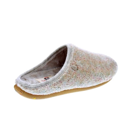 Pantuflas Potatoes zapatos Mujer modelo Kogalym Beige 