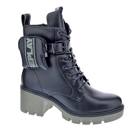 Botines Replay zapatos Mujer modelo Village Lace Negro 