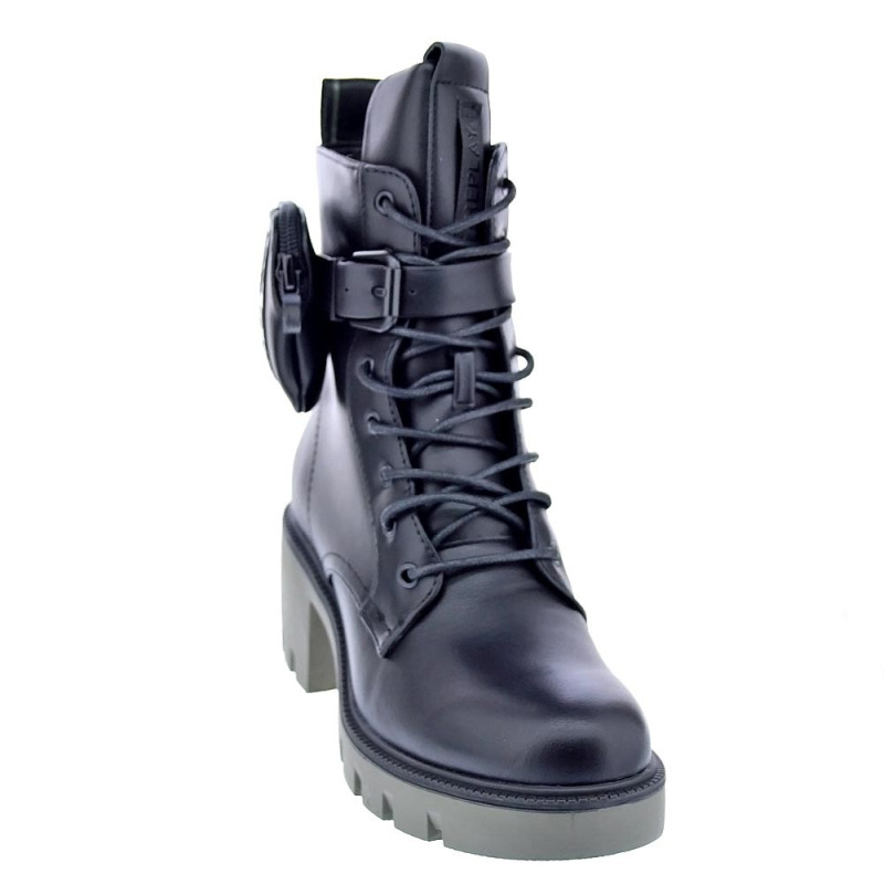Botines Replay zapatos Mujer modelo Village Lace Negro 