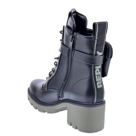 Botines Replay zapatos Mujer modelo Village Lace Negro 