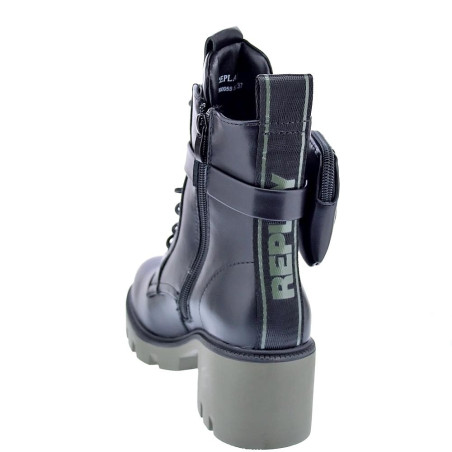 Botines Replay zapatos Mujer modelo Village Lace Negro 