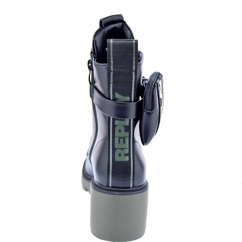 Botines Replay zapatos Mujer modelo Village Lace Negro 